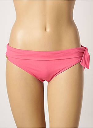 Bas de maillot de bain stretch culotte rose KIWI femme