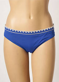 Bas de maillot de bain stretch culotte bleu BORABORA femme