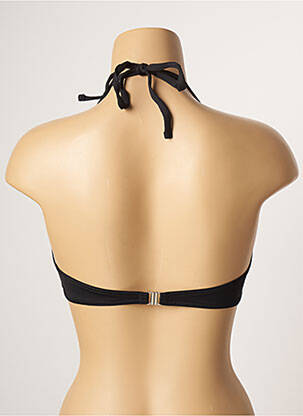 Haut de maillot de bain stretch haut bandeau noir PLAGE DU SUD femme