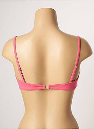 Haut de maillot de bain stretch haut bandeau rose KIWI femme