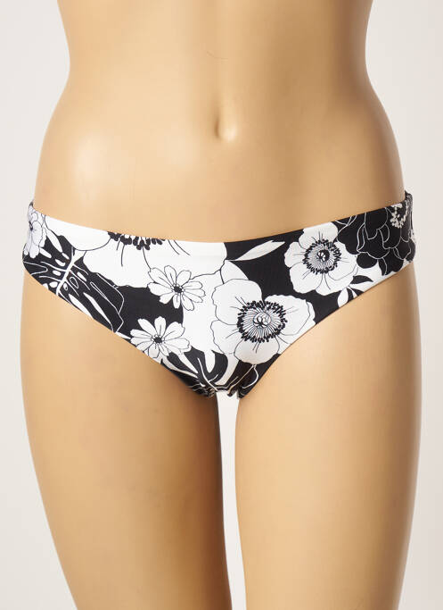 Bas de maillot de bain imprimé fleurs culotte noir SEAFOLLY femme