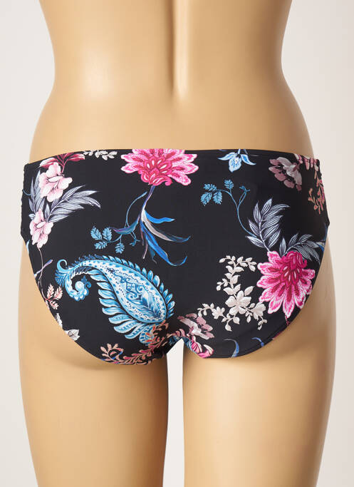 Bas de maillot de bain imprimé fleurs noir SEAFOLLY femme