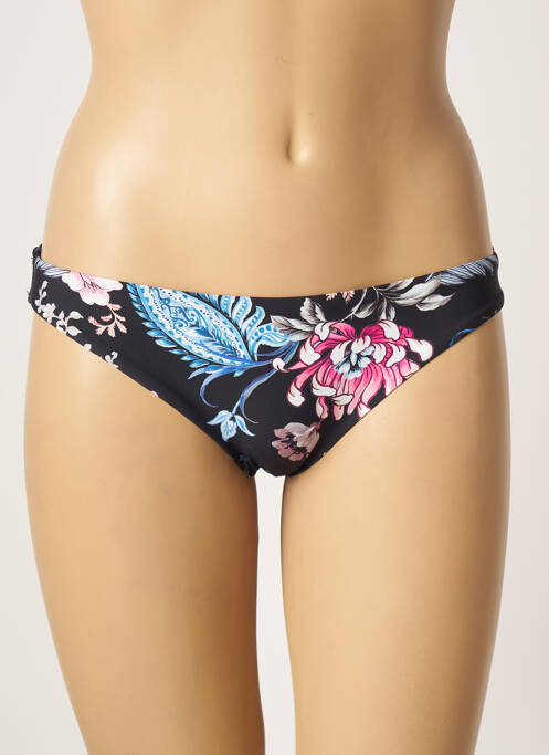 Bas de maillot de bain imprimé fleurs culotte noir SEAFOLLY femme