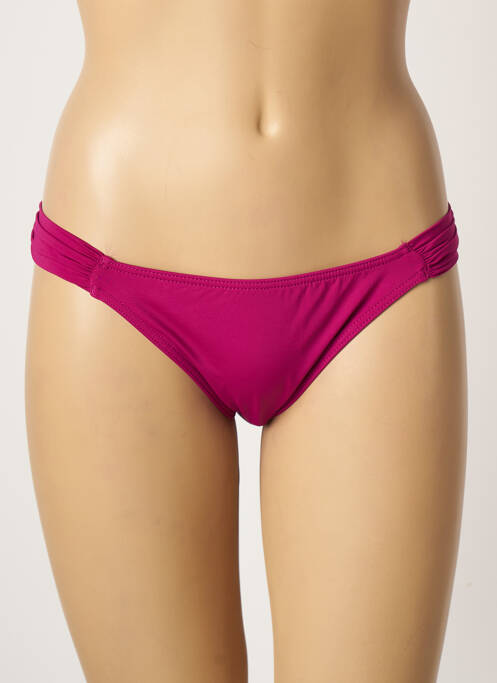 Bas de maillot de bain stretch culotte violet KIWI femme