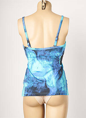 Haut de maillot de bain stretch haut soutien-gorge moulé bleu SEAFOLLY femme