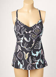 Haut de maillot de bain stretch haut soutien-gorge emboitant noir SEAFOLLY femme