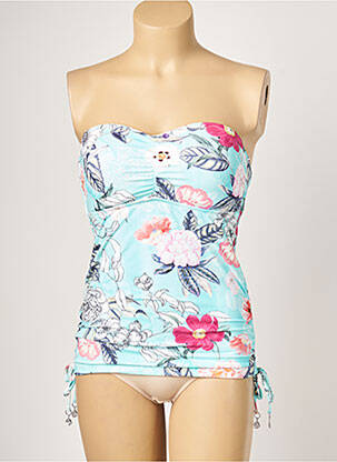 Haut de maillot de bain stretch haut soutien-gorge balconnet bleu SEAFOLLY femme