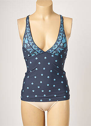 Haut de maillot de bain stretch haut triangles bleu SEAFOLLY femme