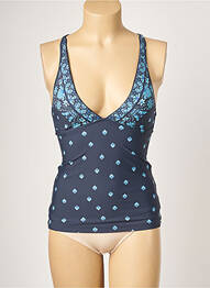 Haut de maillot de bain stretch haut triangles bleu SEAFOLLY femme