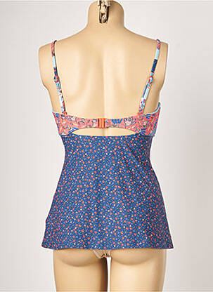Haut de maillot de bain stretch haut soutien-gorge avec mousse de rembourrage amovible bleu SEAFOLLY femme
