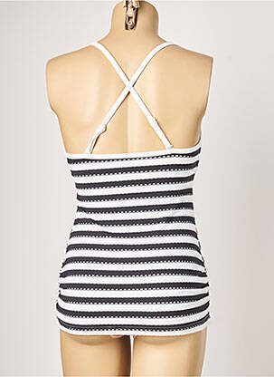 Haut de maillot de bain stretch haut soutien-gorge moulé blanc SEAFOLLY femme