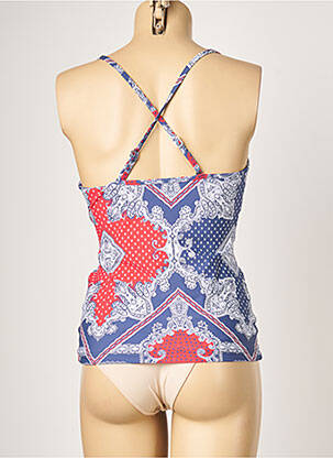 Haut de maillot de bain stretch haut soutien-gorge avec mousse de rembourrage amovible rouge SEAFOLLY femme