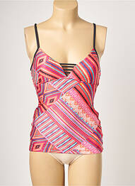 Haut de maillot de bain stretch haut triangles rose SEAFOLLY femme