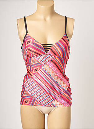 Haut de maillot de bain stretch haut triangles rose SEAFOLLY femme
