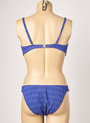 Maillot de bain 2 pièces stretch haut soutien-gorge balconnet bleu HISTOIRE DE PLAGE femme