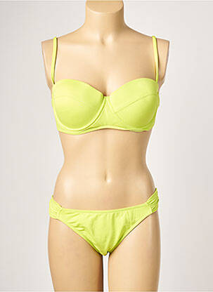 Maillot de bain 2 pièces stretch haut soutien-gorge balconnet vert HISTOIRE DE PLAGE femme