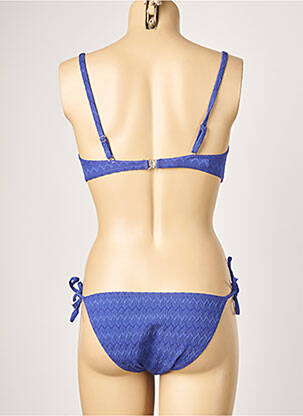 Maillot de bain 2 pièces stretch haut soutien-gorge balconnet bleu HISTOIRE DE PLAGE femme