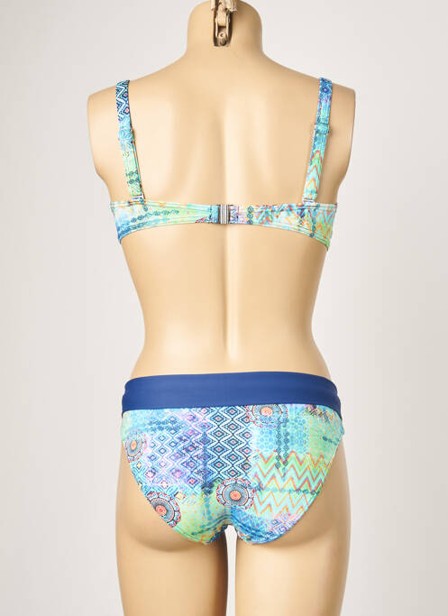 Maillot de bain 2 pièces bleu SUN PLAYA pour femme