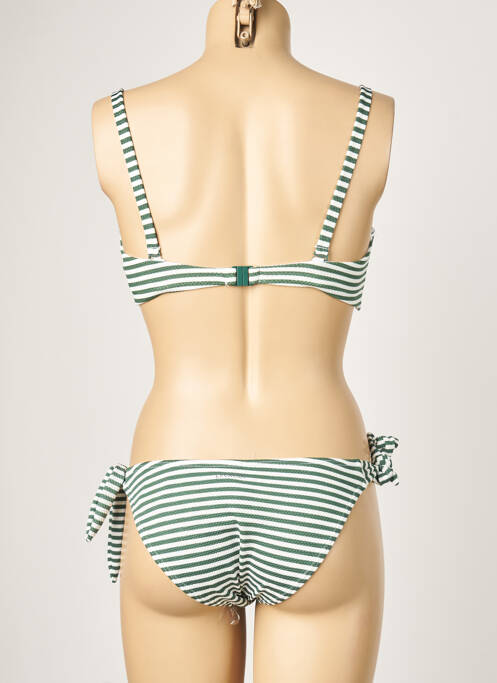 Maillot de bain 2 pièces vert PROTEST pour femme