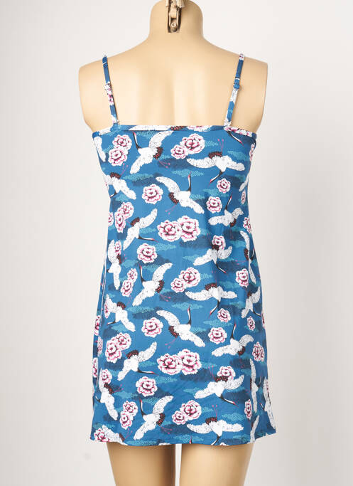 Robe de plage bleu PLAGE DU SUD pour femme