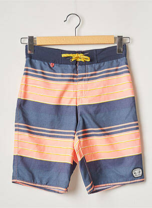 Short de bain imprimé rayures orange PROTEST garçon
