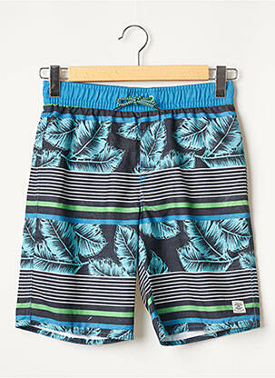 Short de bain imprimé rayures bleu PROTEST garçon