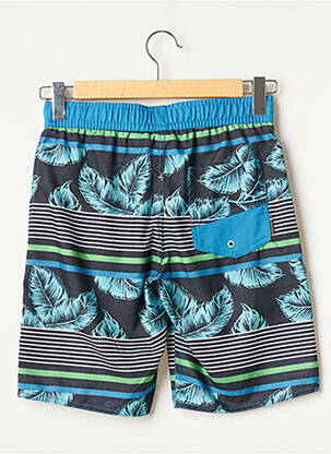 Short de bain imprimé rayures bleu PROTEST garçon