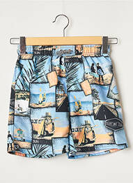 Short de bain fermeture liens à nouer bleu PROTEST garcon