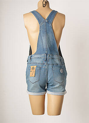 Salopette coupe cintrée fines bretelles bleu WAXX femme