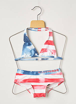 Maillot de bain 2 pièces shorty bleu FREEGUN fille