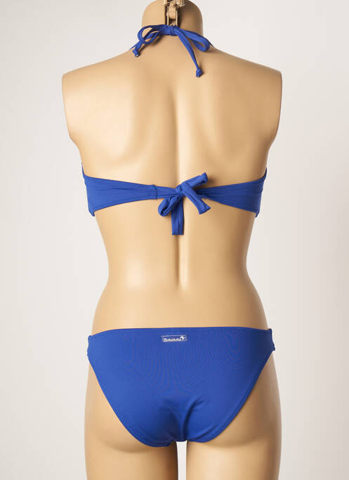 Maillot de bain 2 pièces bleu BORABORA pour femme