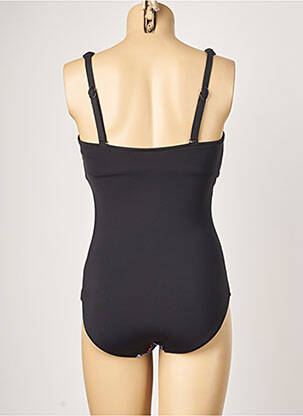 Maillot de bain 1 pièce imprimé fantaisie haut soutien-gorge moulé noir SEAFOLLY femme
