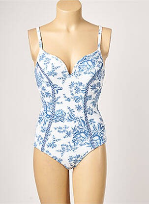 Maillot de bain 1 pièce haut soutien-gorge emboitant haut soutien-gorge emboitant blanc SEAFOLLY femme