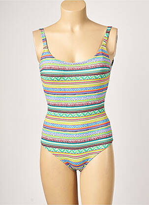 Maillot de bain 1 pièce haut bandeau haut bandeau vert CHERRY BEACH femme
