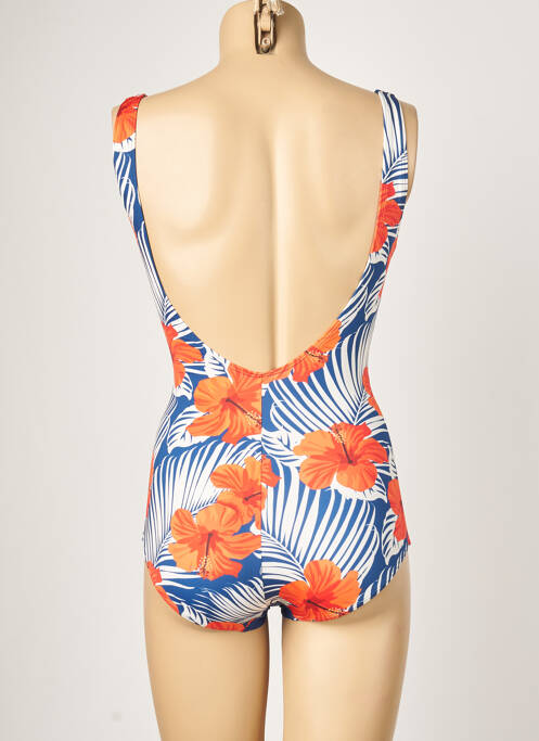 Maillot de bain 1 pièce bleu PLAGE DU SUD pour femme