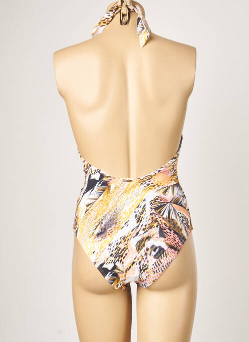 Maillot de bain 1 pièce marron MOONTIDE pour femme