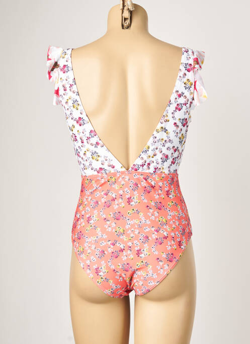 Maillot de bain 1 pièce orange PIHA pour femme