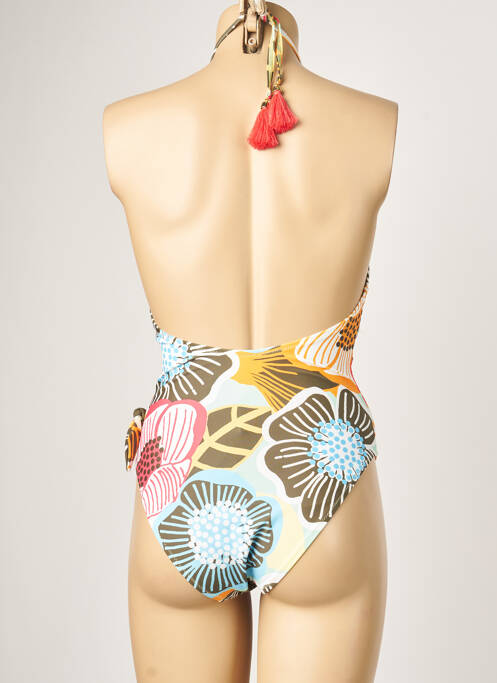 Maillot de bain 1 pièce vert PIHA pour femme