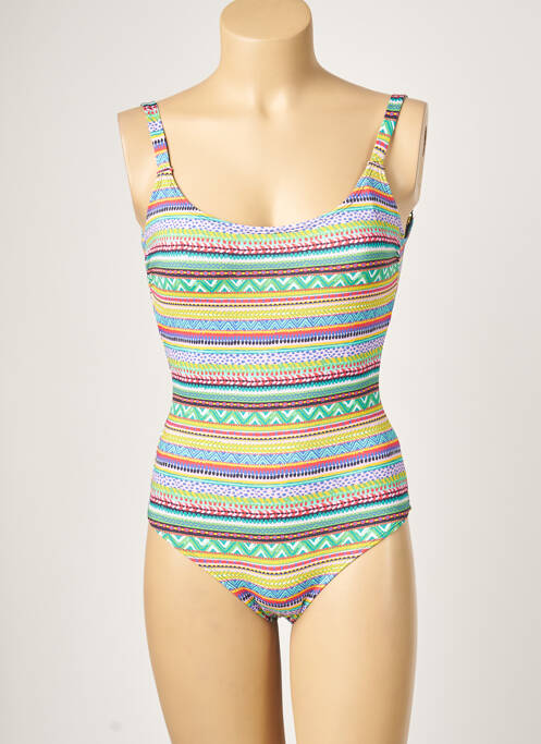 Maillot de bain 1 pièce haut bandeau haut bandeau vert CHERRY BEACH femme