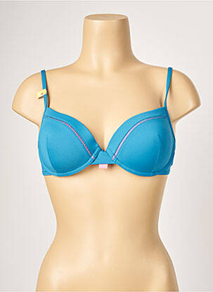 Haut de maillot de bain haut soutien-gorge moulé haut soutien-gorge moulé bleu CHERRY BEACH femme