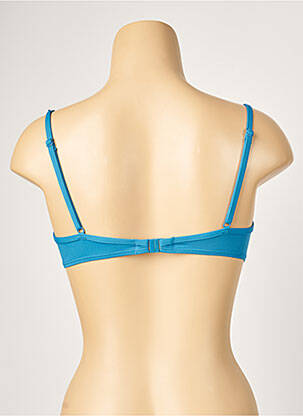 Haut de maillot de bain haut soutien-gorge moulé haut soutien-gorge moulé bleu CHERRY BEACH femme