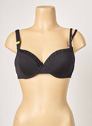 Haut de maillot de bain haut soutien-gorge moulé haut soutien-gorge moulé noir CHERRY BEACH femme
