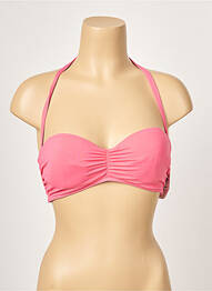 Haut de maillot de bain haut soutien-gorge moulé haut soutien-gorge moulé rose KIWI femme