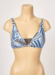 Haut de maillot de bain haut soutien-gorge moulé haut soutien-gorge moulé bleu SEAFOLLY femme