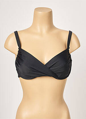 Haut de maillot de bain haut soutien-gorge emboitant haut soutien-gorge emboitant noir YSABEL MORA femme