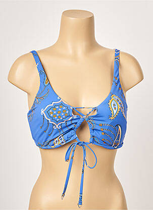 Haut de maillot de bain haut soutien-gorge emboitant haut soutien-gorge emboitant bleu SEAFOLLY femme