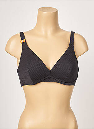 Haut de maillot de bain haut soutien-gorge emboitant haut soutien-gorge emboitant noir CHERRY BEACH femme