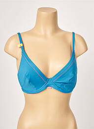 Haut de maillot de bain haut soutien-gorge emboitant haut soutien-gorge emboitant bleu CHERRY BEACH femme