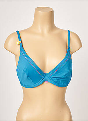 Haut de maillot de bain haut soutien-gorge emboitant haut soutien-gorge emboitant bleu CHERRY BEACH femme