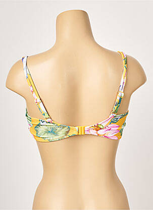 Haut de maillot de bain haut soutien-gorge emboitant haut soutien-gorge emboitant jaune YSABEL MORA femme